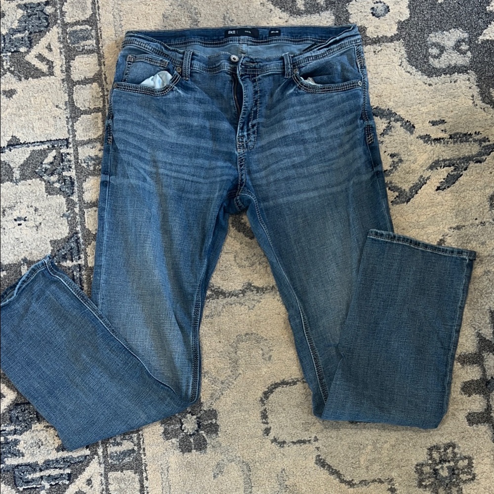 BKE Straight Fit Blue Jeans